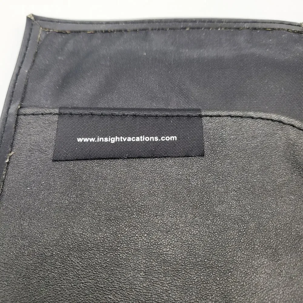 Insight Vacations Embossed Travel Document Ticket Passport Organizer Wallet